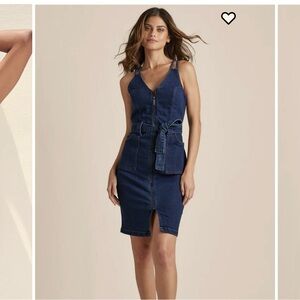 VENUS Denim Sleeveless Tank Dress